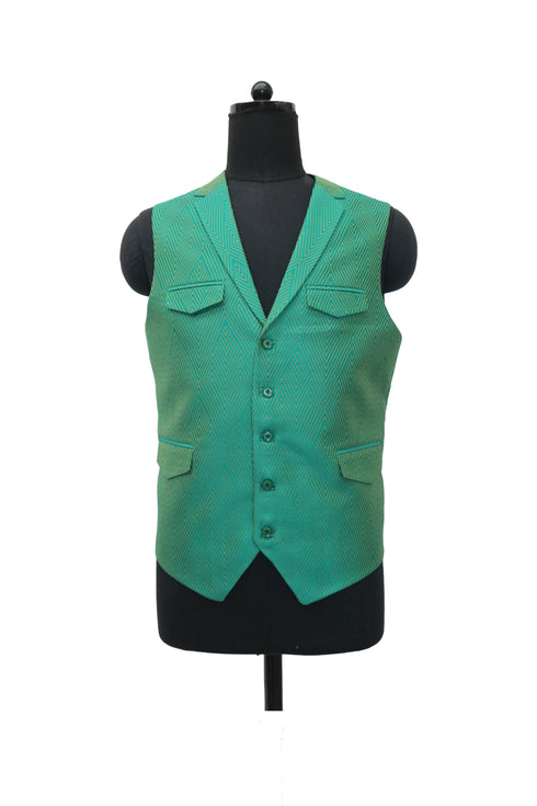Teal Diamond Vest